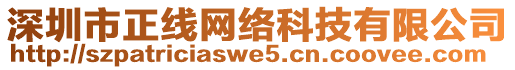 深圳市正線網(wǎng)絡(luò)科技有限公司