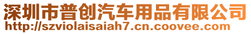 深圳市普創(chuàng)汽車用品有限公司