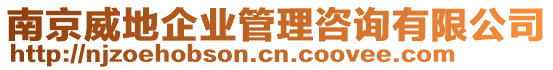 南京威地企業(yè)管理咨詢(xún)有限公司