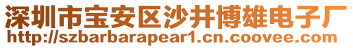 深圳市寶安區(qū)沙井博雄電子廠