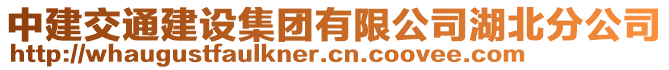 中建交通建設(shè)集團(tuán)有限公司湖北分公司