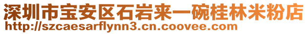 深圳市寶安區石巖來一碗桂林米粉店