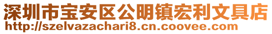 深圳市寶安區(qū)公明鎮(zhèn)宏利文具店