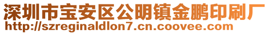 深圳市寶安區(qū)公明鎮(zhèn)金鵬印刷廠