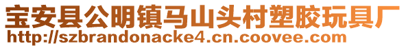 寶安縣公明鎮(zhèn)馬山頭村塑膠玩具廠