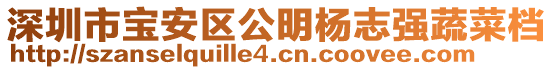 深圳市寶安區(qū)公明楊志強(qiáng)蔬菜檔