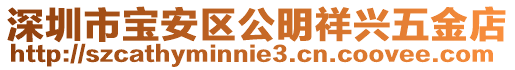 深圳市寶安區(qū)公明祥興五金店