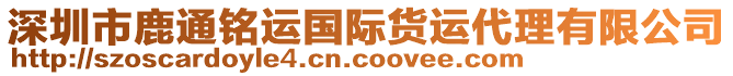 深圳市鹿通銘運國際貨運代理有限公司