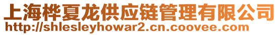 上海樺夏龍供應(yīng)鏈管理有限公司