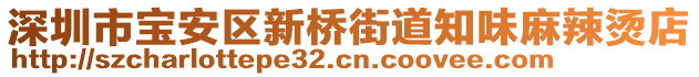 深圳市宝安区新桥街道知味麻辣烫店