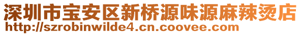 深圳市寶安區(qū)新橋源味源麻辣燙店