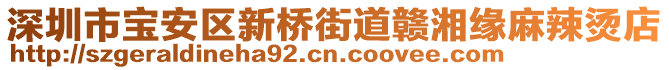 深圳市宝安区新桥街道赣湘缘麻辣烫店