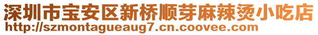 深圳市寶安區(qū)新橋順芽麻辣燙小吃店