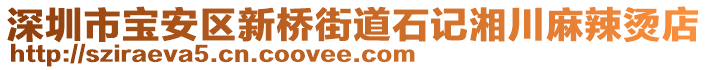 深圳市寶安區(qū)新橋街道石記湘川麻辣燙店