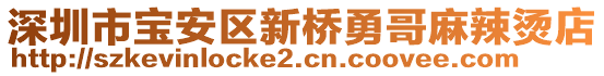 深圳市寶安區(qū)新橋勇哥麻辣燙店