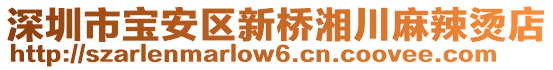 深圳市寶安區(qū)新橋湘川麻辣燙店