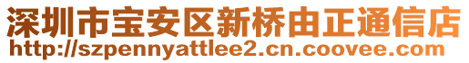 深圳市寶安區(qū)新橋由正通信店