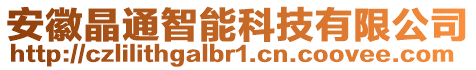 安徽晶通智能科技有限公司