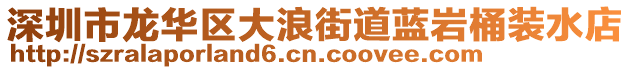 深圳市龙华区大浪街道蓝岩桶装水店