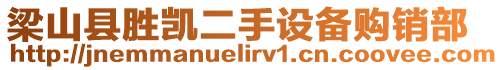 梁山縣勝凱二手設備購銷部