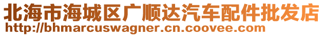 北海市海城區(qū)廣順達(dá)汽車配件批發(fā)店