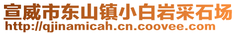 宣威市東山鎮(zhèn)小白巖采石場