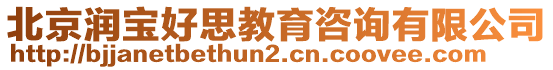 北京潤寶好思教育咨詢有限公司