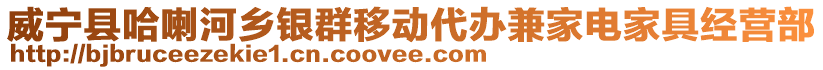 威寧縣哈喇河鄉(xiāng)銀群移動(dòng)代辦兼家電家具經(jīng)營(yíng)部