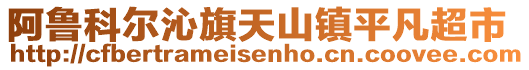 阿魯科爾沁旗天山鎮(zhèn)平凡超市