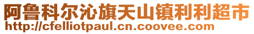 阿魯科爾沁旗天山鎮(zhèn)利利超市