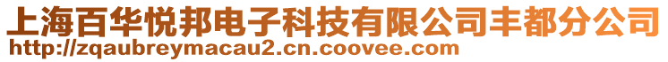 上海百华悦邦电子科技有限公司丰都分公司