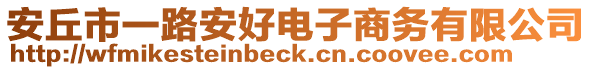 安丘市一路安好電子商務(wù)有限公司