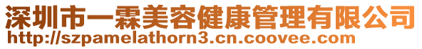 深圳市一霖美容健康管理有限公司