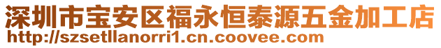 深圳市寶安區(qū)福永恒泰源五金加工店