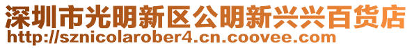 深圳市光明新區(qū)公明新興興百貨店