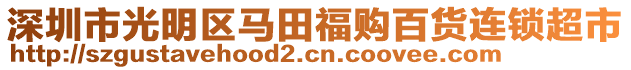 深圳市光明區(qū)馬田福購百貨連鎖超市