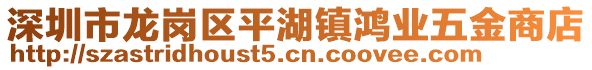 深圳市龍崗區(qū)平湖鎮(zhèn)鴻業(yè)五金商店