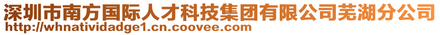 深圳市南方國際人才科技集團有限公司蕪湖分公司