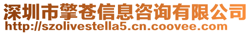 深圳市擎蒼信息咨詢有限公司