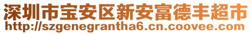 深圳市寶安區(qū)新安富德豐超市