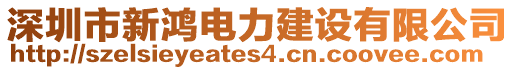 深圳市新鴻電力建設(shè)有限公司