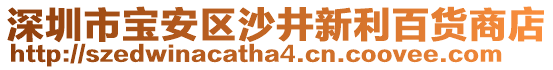 深圳市寶安區(qū)沙井新利百貨商店