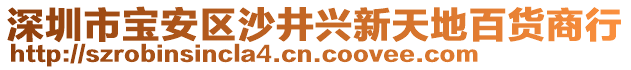 深圳市寶安區(qū)沙井興新天地百貨商行