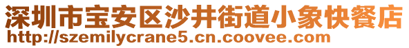 深圳市寶安區沙井街道小象快餐店