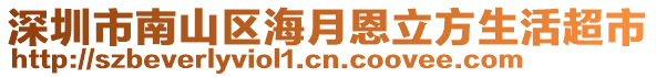 深圳市南山區(qū)海月恩立方生活超市