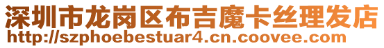 深圳市龍崗區(qū)布吉魔卡絲理發(fā)店