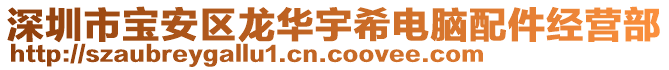 深圳市寶安區(qū)龍華宇希電腦配件經(jīng)營部