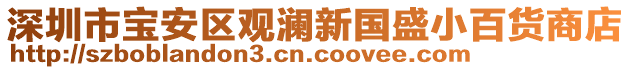 深圳市寶安區(qū)觀瀾新國盛小百貨商店