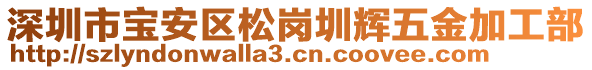 深圳市寶安區(qū)松崗圳輝五金加工部