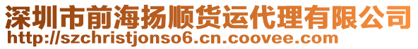 深圳市前海揚順貨運代理有限公司